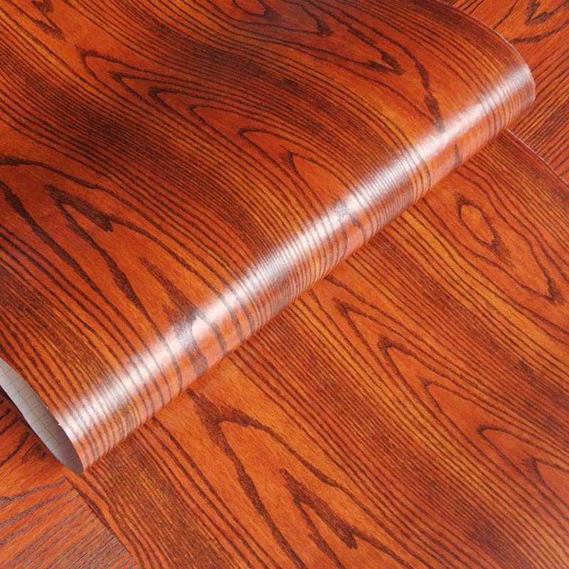 Decal giấy dán tường VÁN MỎNG VÀNG HỔ khổ 60cm keo sẵn