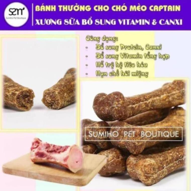 Xương sữa bổ sung Canxi cho chó Captain (Túi 300gr/30 cây)