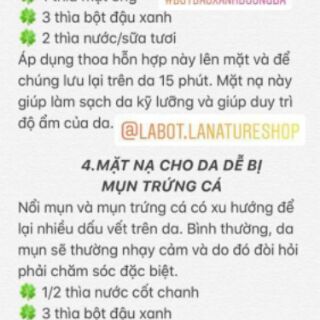 Bột đậu xanh nguyên chất