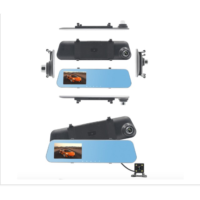 Camera hành trình cho oto tráng gương tặng cảm biến 8 mắt lùi xe cao cấp | BigBuy360 - bigbuy360.vn