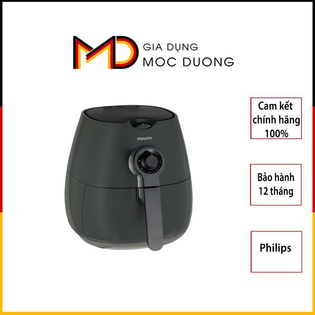 Nồi chiên không dầu PHILIPS HD 9216/40, nấu ăn nhanh chóng, đảm bảo sức khỏe, hàng chính hãng, Gia dụng Mộc Dương