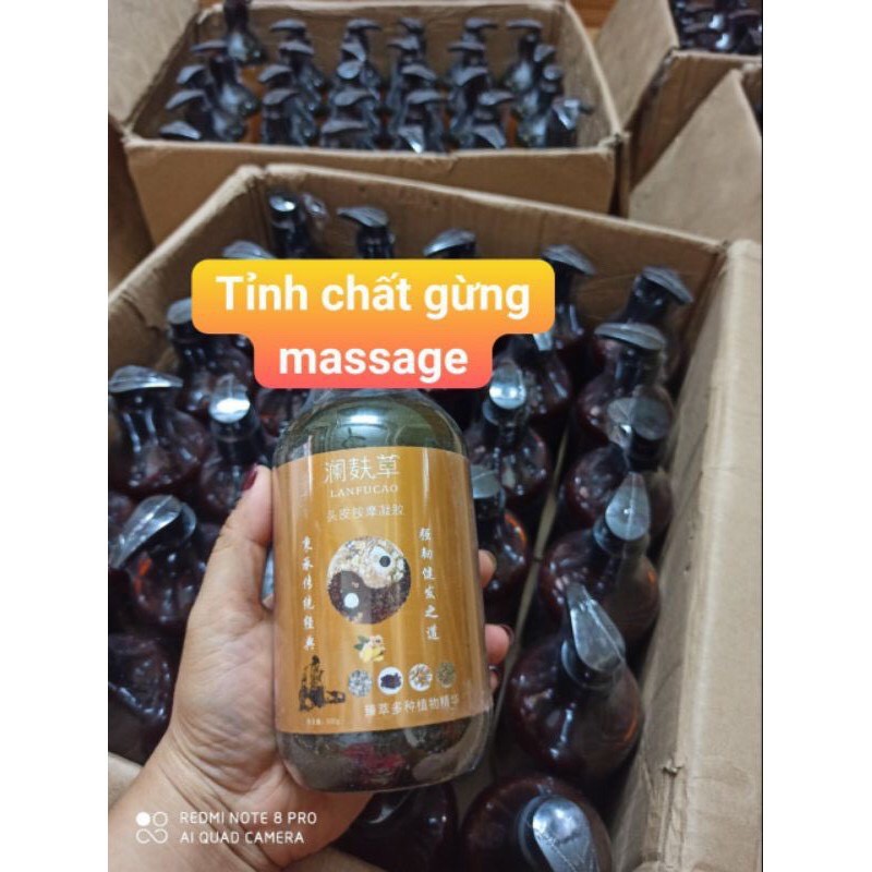 Dầu Gội Thượng Phu Thảo - Dưỡng Sinh - Thảo Dược - Giảm Rụng Tóc - Sạch Gàu - Massage Gừng Nóng - LANFUCAO 500ml - Spa