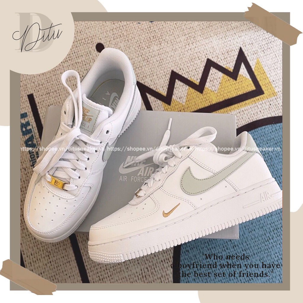 Giày_Nike Vệt Xám Nam Nữ, Giày AF1 Thời Trang Full Box