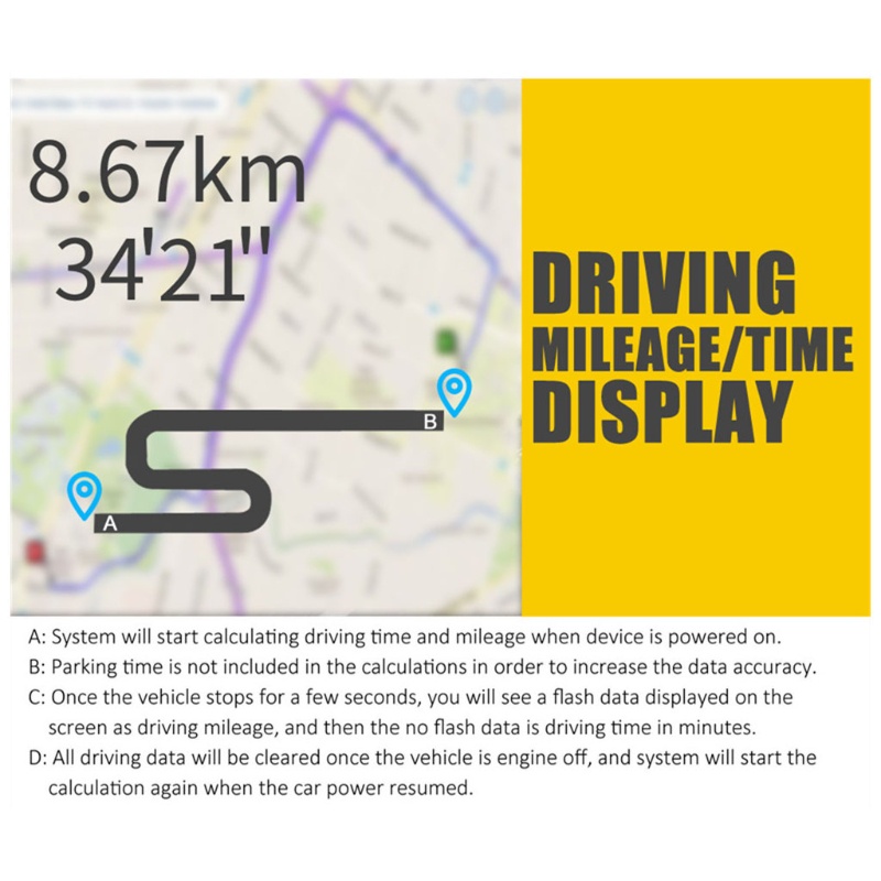 Đồng Hồ Đo Tốc Độ GPS 3'' Chuyên Dụng Cho Xe Hơi