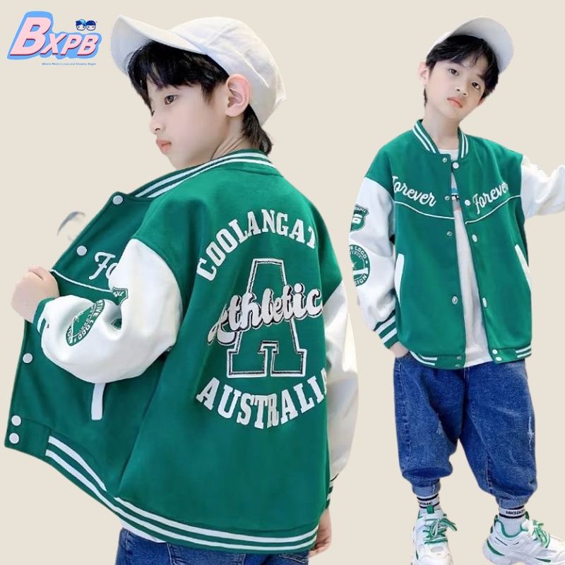 Áo khoác bóng chày BXPB tay dài thời trang mùa thu phong cách Hàn Quốc thumbnail