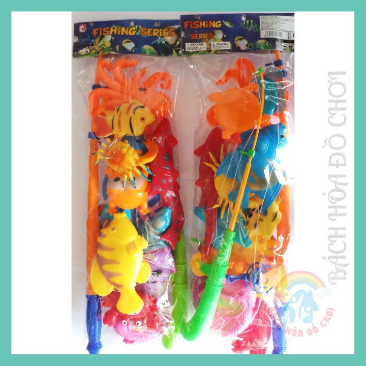 Đồ chơi câu cá 𝑭𝑹𝑬𝑬𝑺𝑯𝑰𝑷 Bộ cần câu cá - Loại lớn - hàng Việt Nam