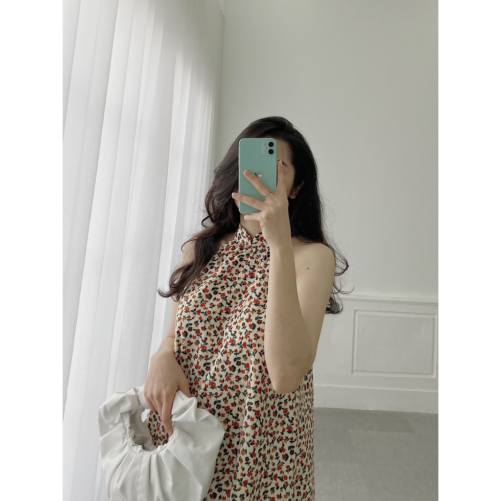 YU CHERRY | Đầm cổ yếm nữ cổ tàu Yem Dress YD123