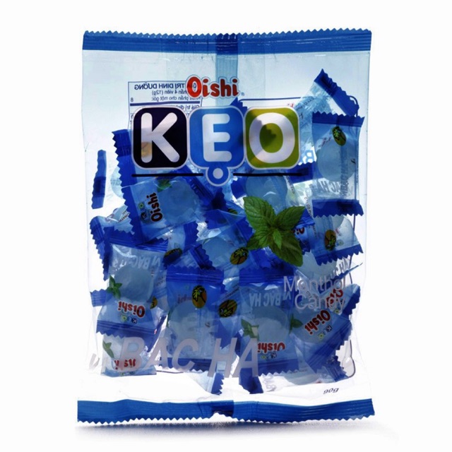 Kẹo bạc hà Oishi gói 90g