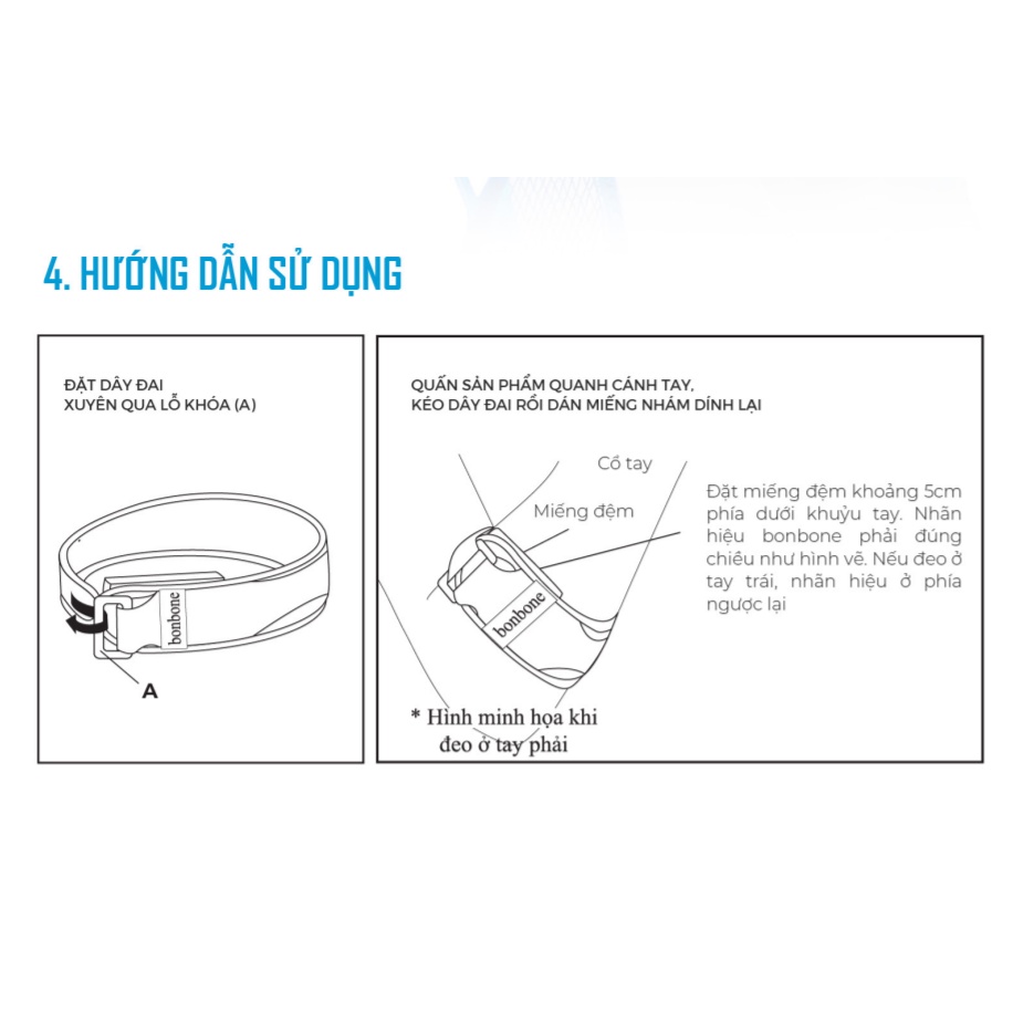 ĐAI NẸP KHUỶU TAY NÂNG CAO Adv Sports Elbow - BONBONE NHẬT BẢN - Hỗ trợ chấn thương thể thao