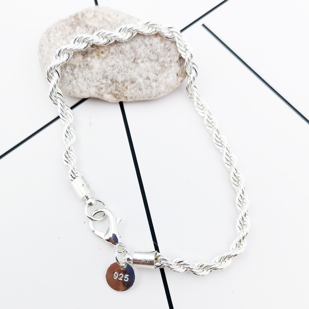 Vòng đeo tay chuỗi xoắn lượn sóng thời trang dự tiệc cho nữ