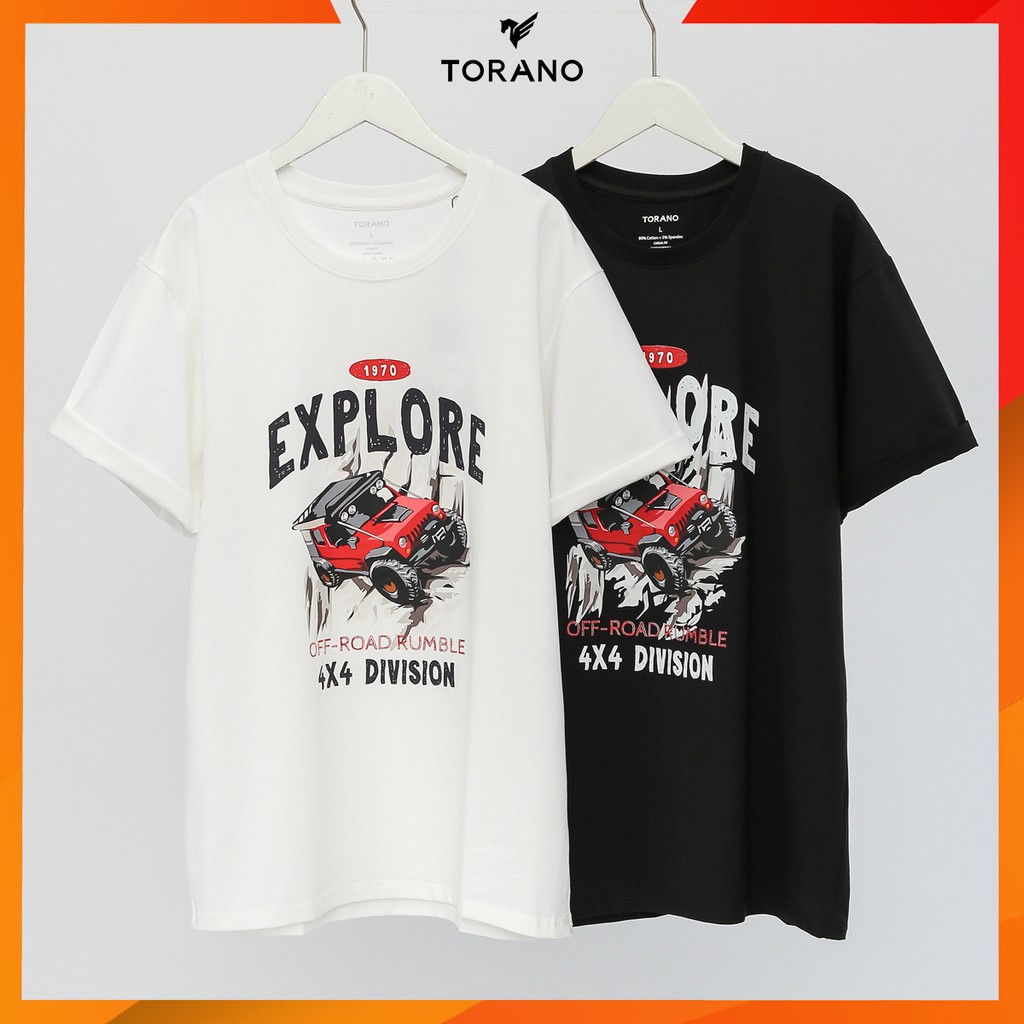 Áo thun nam TORANO in hình Explore cổ tròn TS403 | BigBuy360 - bigbuy360.vn