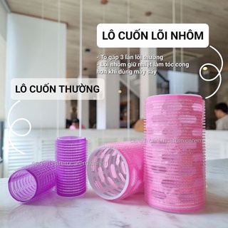 Lô uốn mái bay, uốn tóc giữ nhiệt bigsize salon chuyên dùng caremcarem