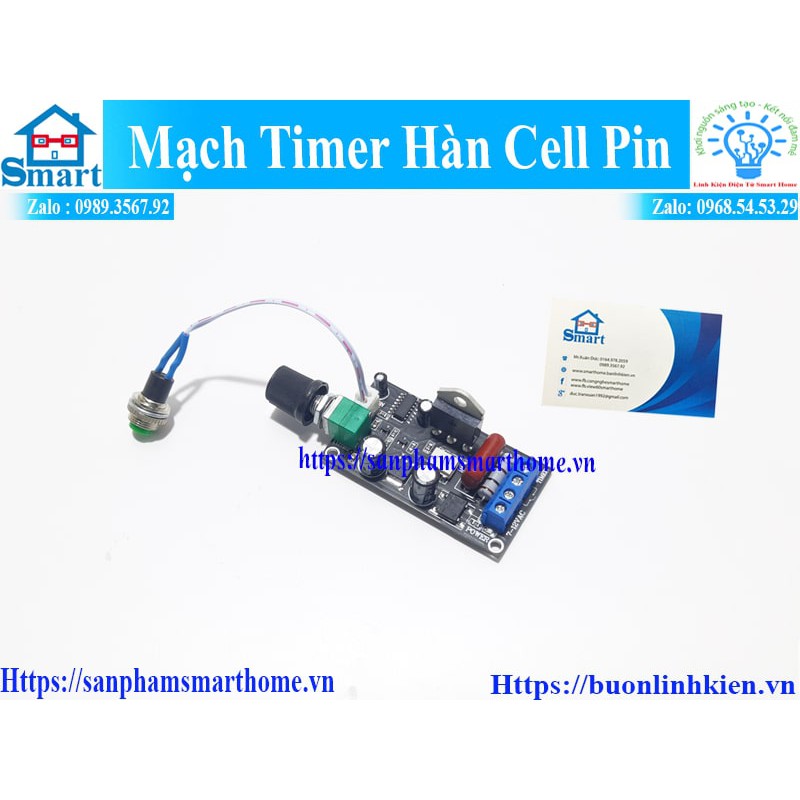 Mạch timer hàn cellpin