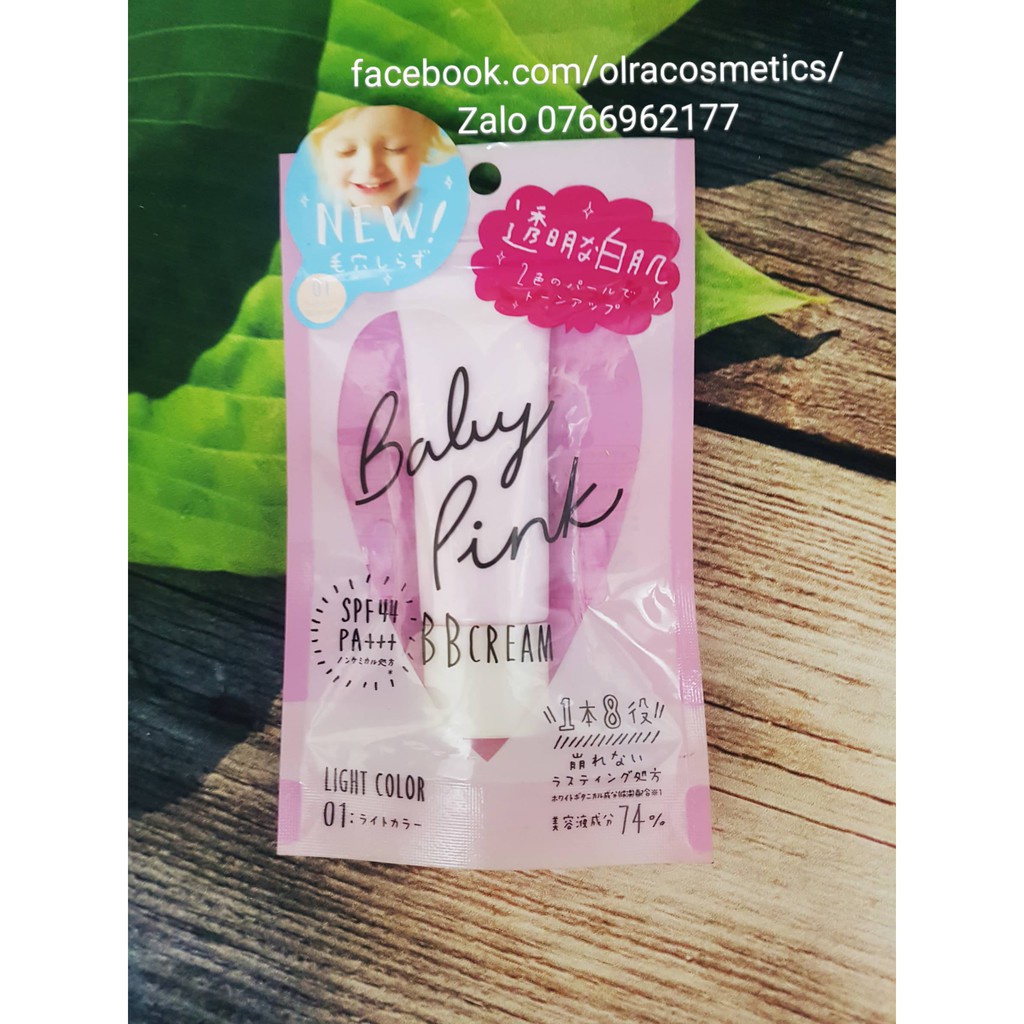 Kem nền không chứa chì BB Baby Pink Mineral Cream