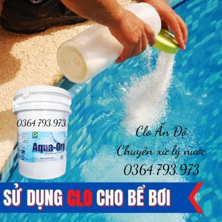 [SRMAR4574-Giảm 50% tối đa 20K đơn từ 0Đ]Chlorine Xử Lý Nước Hồ Bơi ⚡1 Kg Clo Ấn Độ Nhập Khẩu 100%