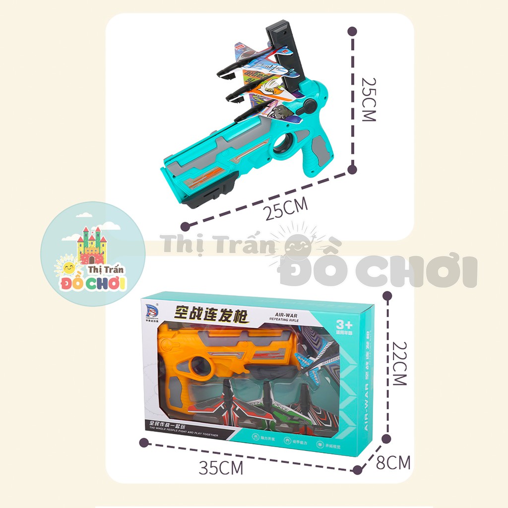 Đồ chơi phóng máy bay lượn mô hình dành cho trẻ em 7154 _ Thị trấn đồ chơi