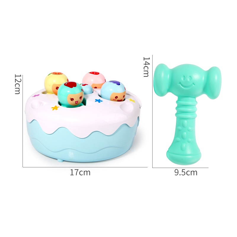 Bộ đồ chơi đập chuột bằng nhựa có hát nhạc vui nhộn
