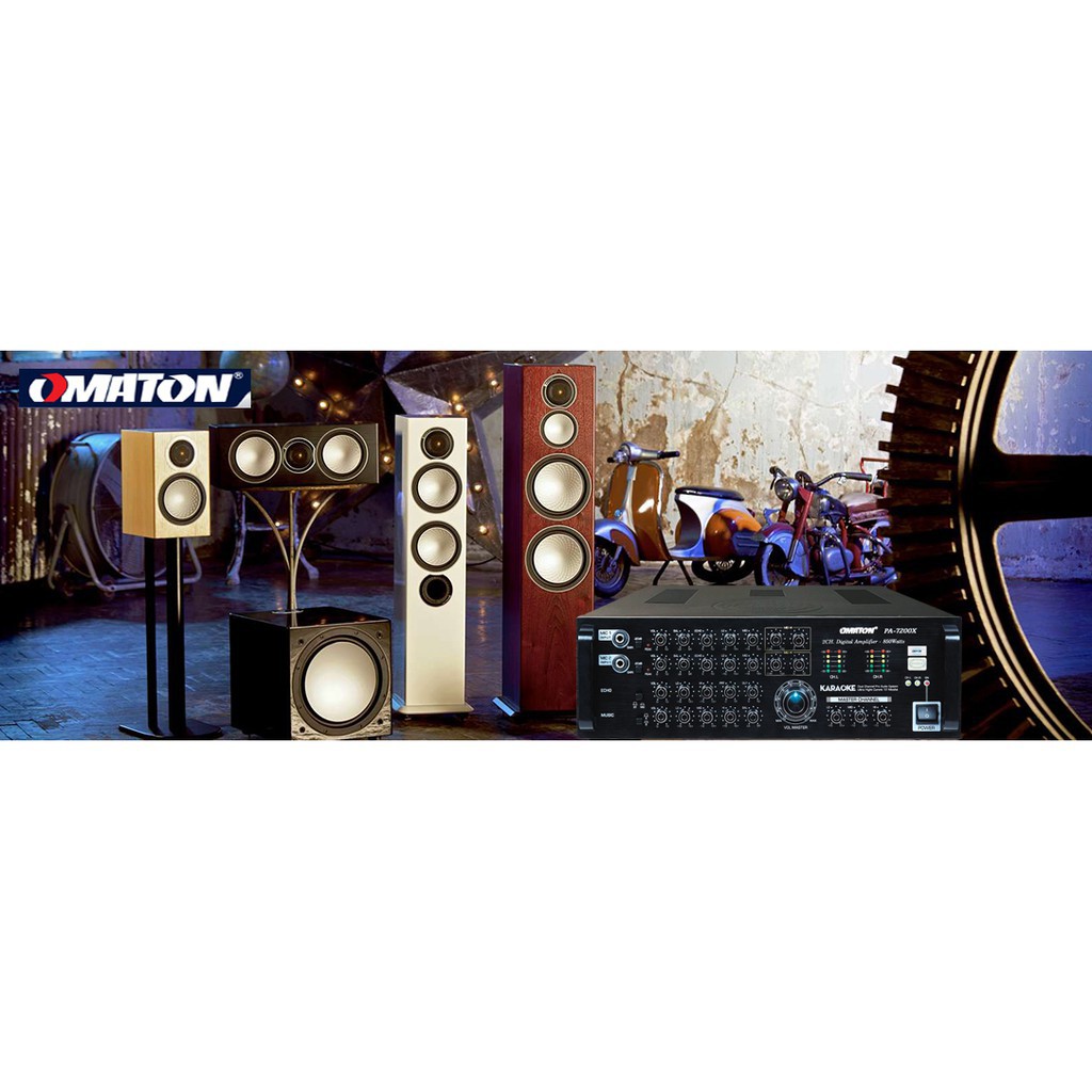 [ GIÁ RẺ ] Ampli Bluetooth Amply Karaoke OMATON PA-7200X HÀNG CAO CẤP