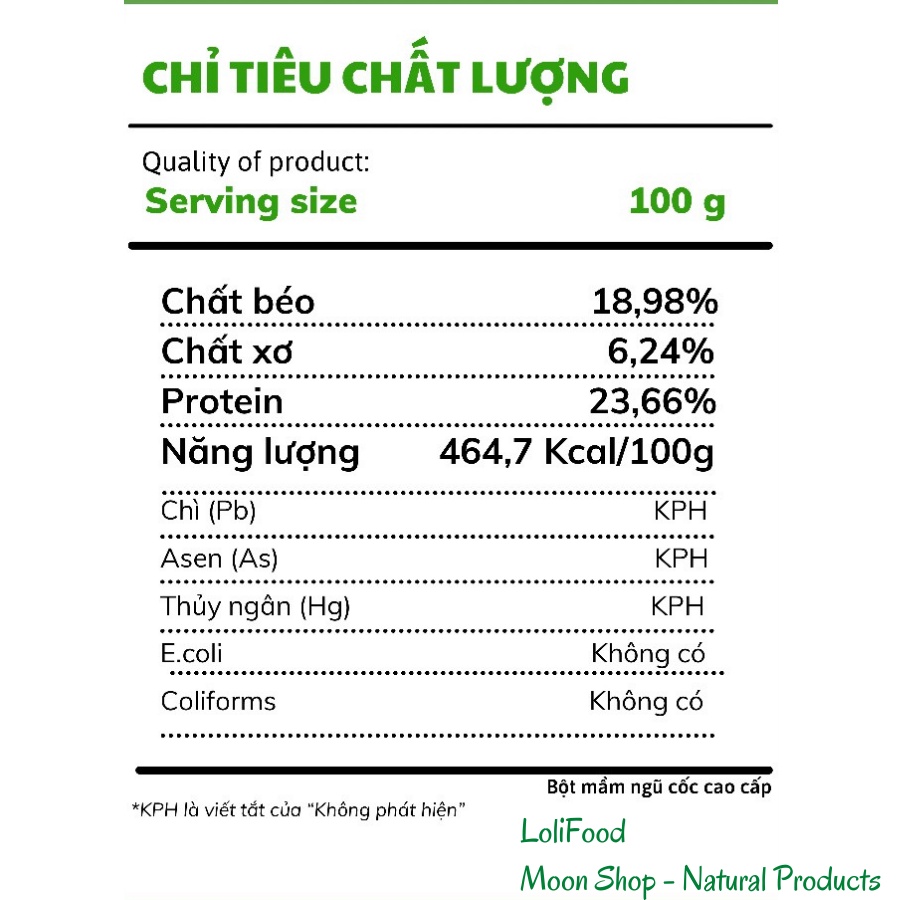 [CHÍNH HÃNG] Ngũ cốc dinh dưỡng LoliFood - Hũ 500G