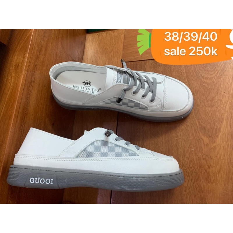 Giầy thể thao lười đế cao su dẻo