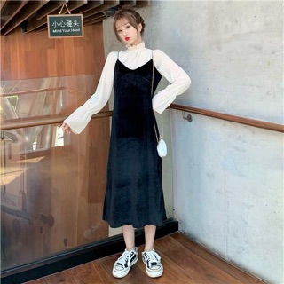[ ORDER ] Set áo yếm + áo tay dài