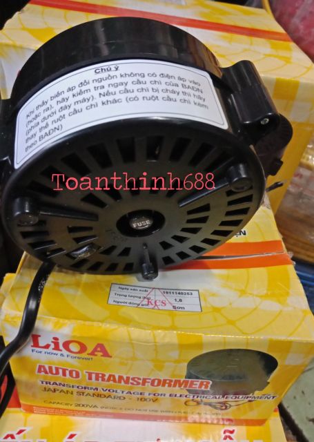 Biến áp đổi nguồn Lioa 600VA-400VA-200VA