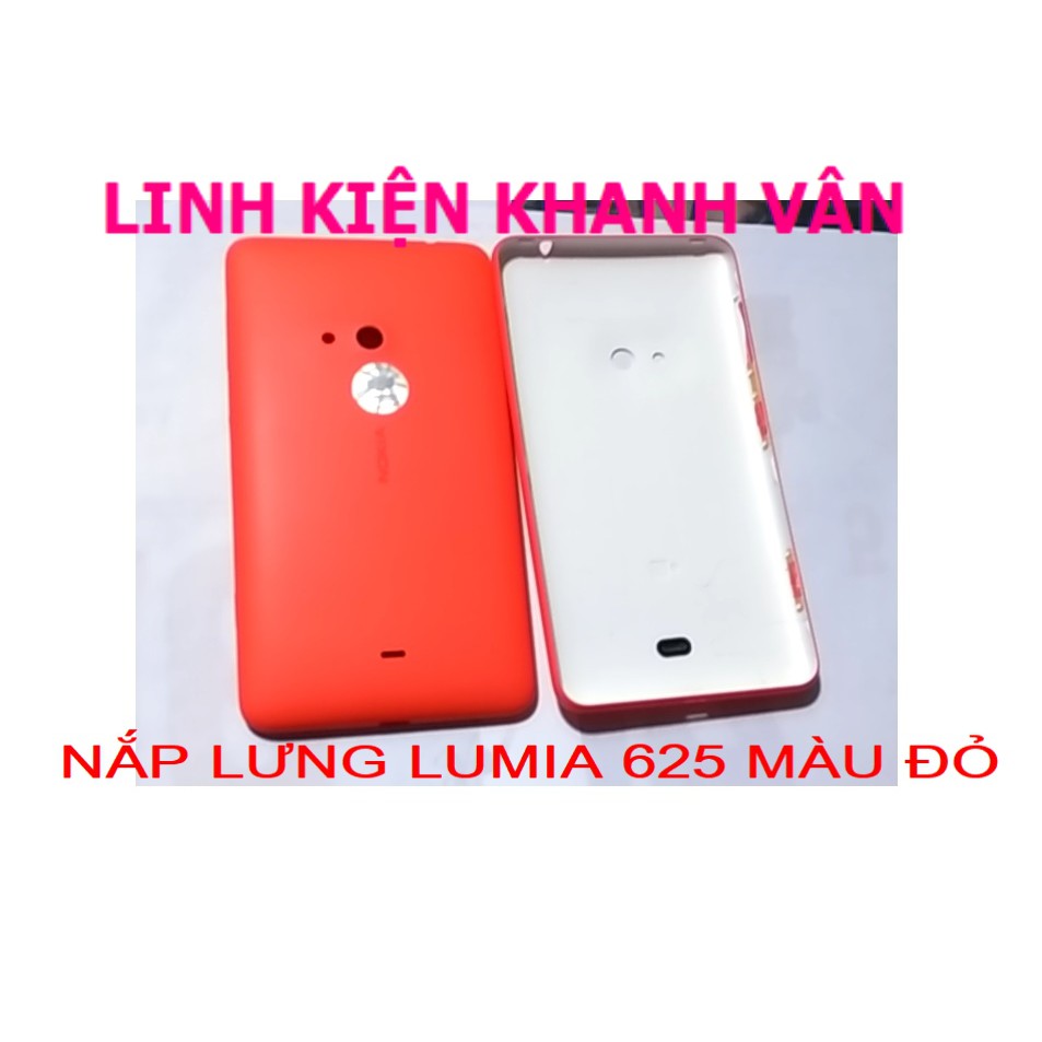 NẮP LƯNG LUMIA 625 MÀU ĐỎ