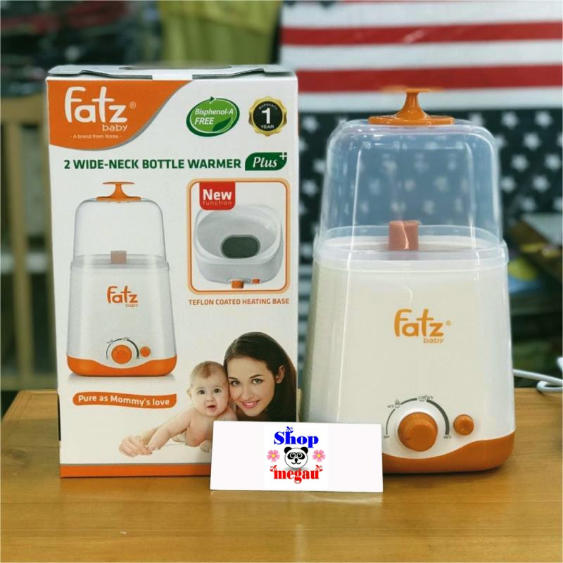 Máy hâm sữa đa năng 2 bình cổ rộng Fatzbaby FB3012SL