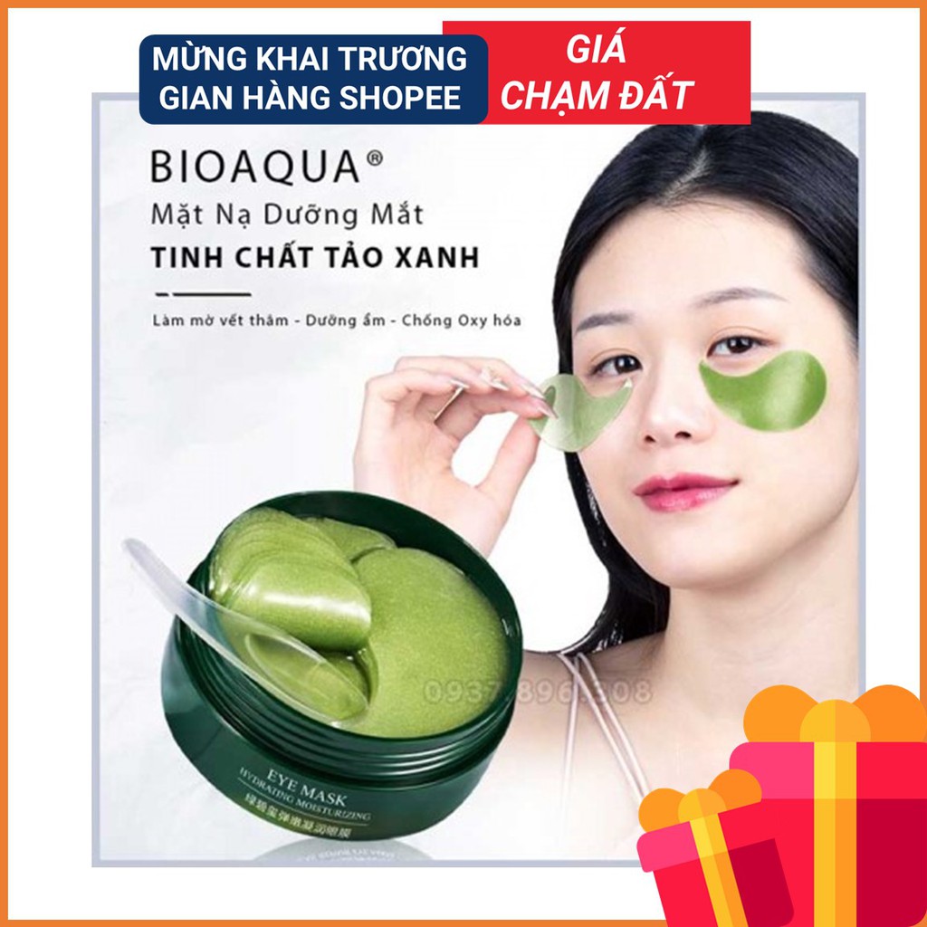 [Mới Về] Mặt nạ mắt Bioaqua ngừa thâm quầng, lão hóa - hộp 60 miếng | BigBuy360 - bigbuy360.vn