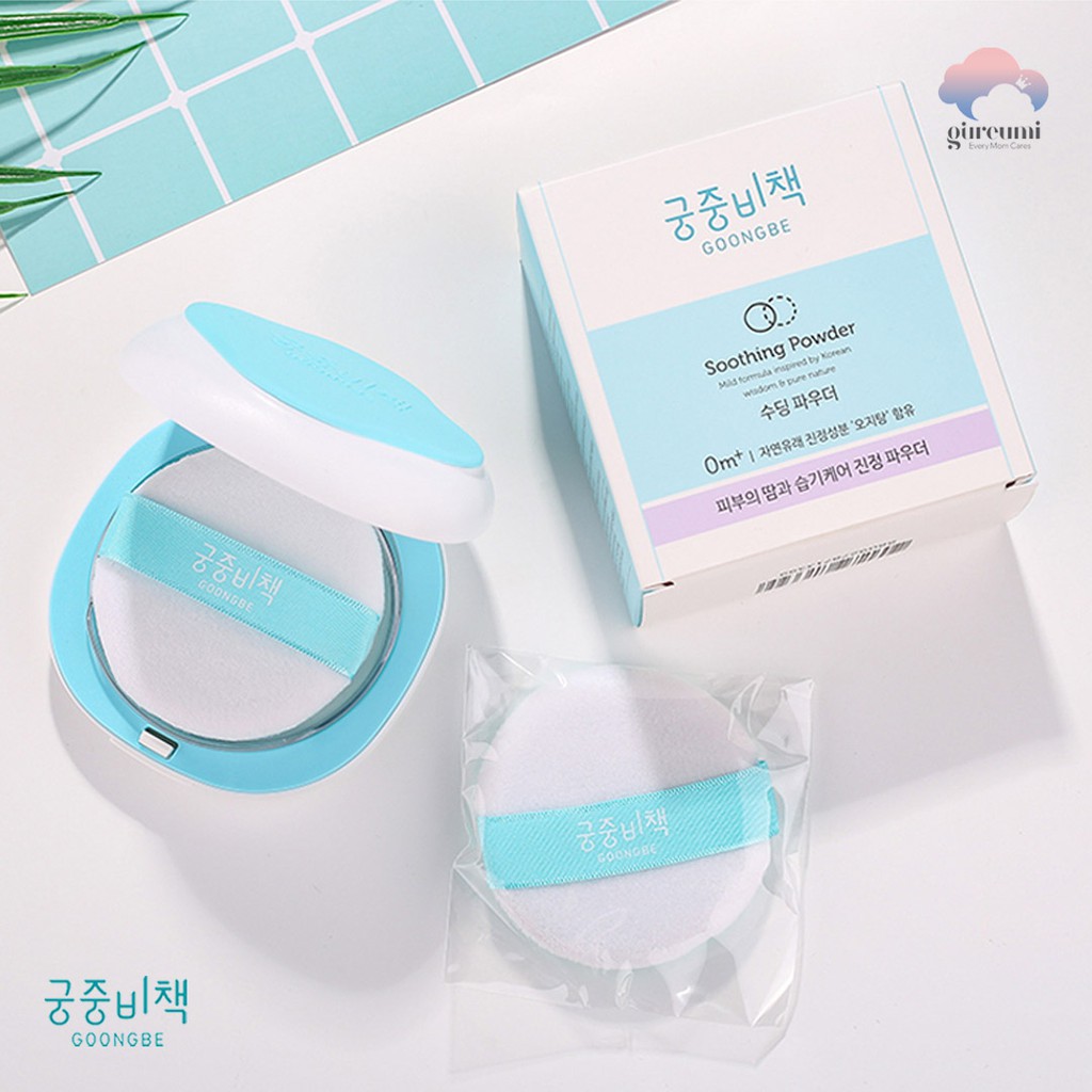 Phấn phủ kiềm dầu Hàn Quốc GOONGBE, dạng nén mịn da không kích ứng cho da nhạy cảm 25g | BigBuy360 - bigbuy360.vn