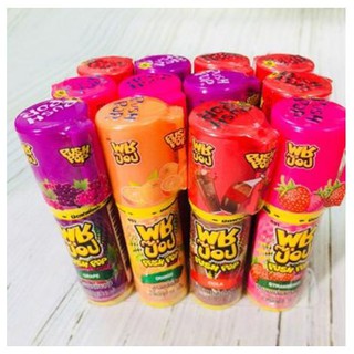 [hot][hot] combo 6 Kẹo thỏi son push pop_Thái Lan
