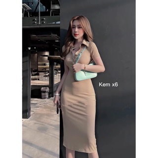Đầm body khoét lưng