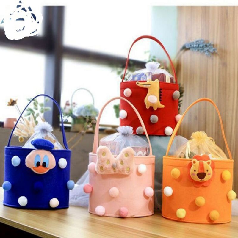 Túi tote Họa Tiết Hoạt Hình Dùng Làm Quà Tặng