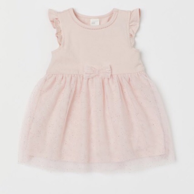Váy công chúa cho bé chân váy ren óng ánh HM auth size 1,5-2 trắng