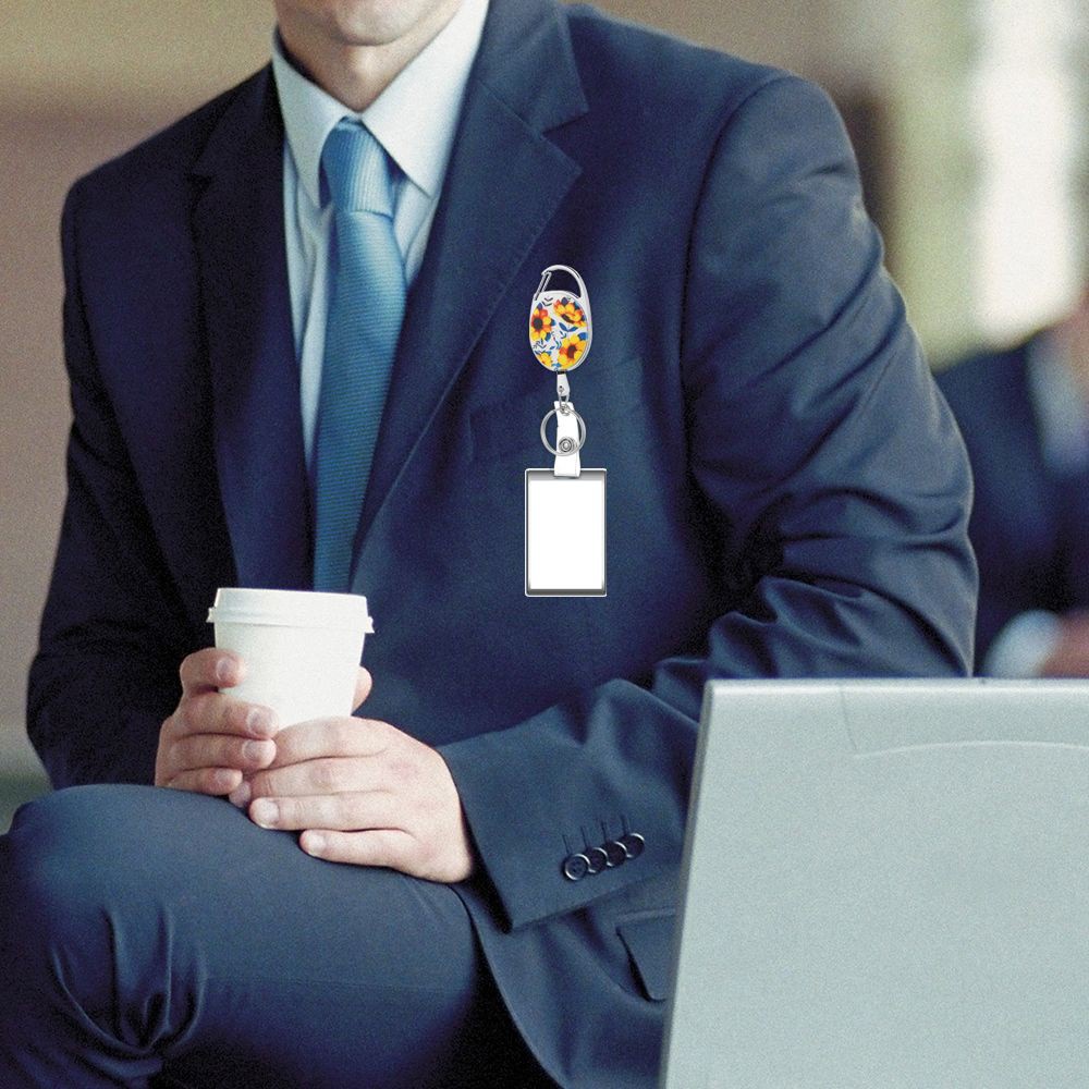 Dây Kẹp Thẻ ID/Thẻ ID Thiết Kế Nhỏ Gọn Siêu Bền Phối Màu Độc Đáo Thời Trang