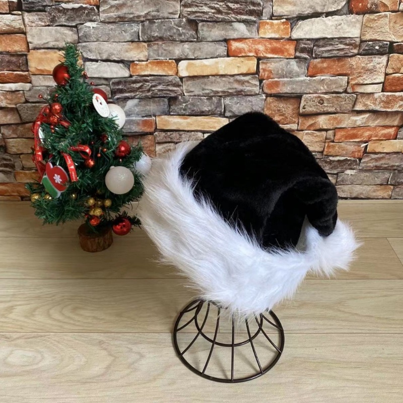 Mũ Ông Già Noel Bằng Lông Nhung Dễ Thương Xinh Xắn Dùng Làm Đạo Cụ Chụp Ảnh Giáng Sinh / Năm Mới