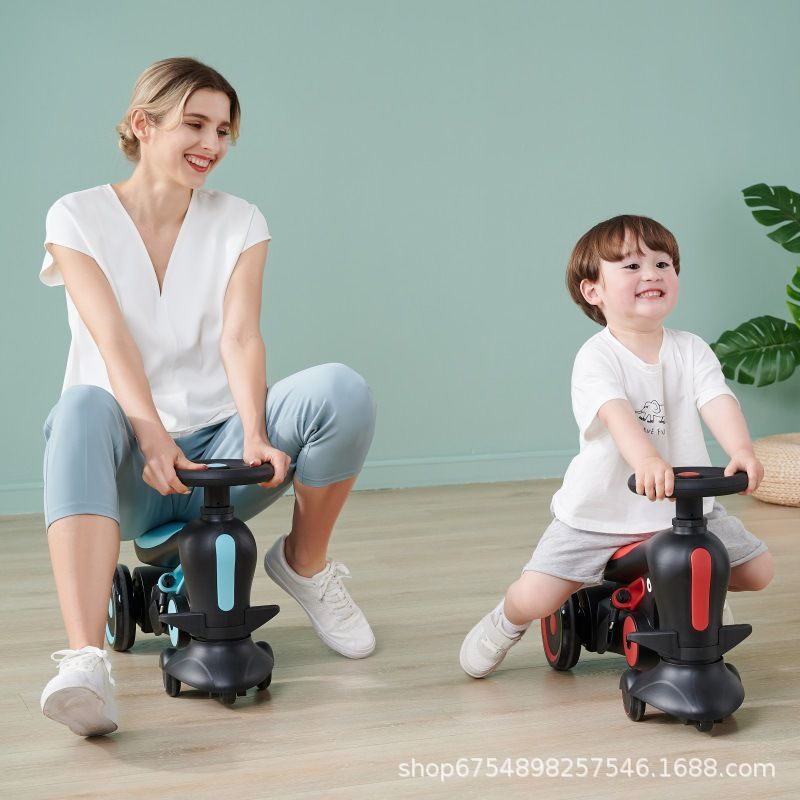 XE NALDE 4IN1 CHO BÉ TỪ 1 ĐẾN 5 TUỔI- XE LẮC, XE CHÒI CHÂN, XE ĐẨY, XE ĐẠP