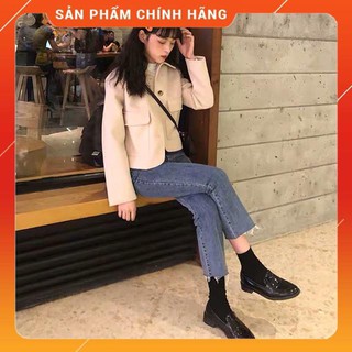 (ORDER Taobao) Áo dạ dáng ngắn phong cách Hàn Quốc