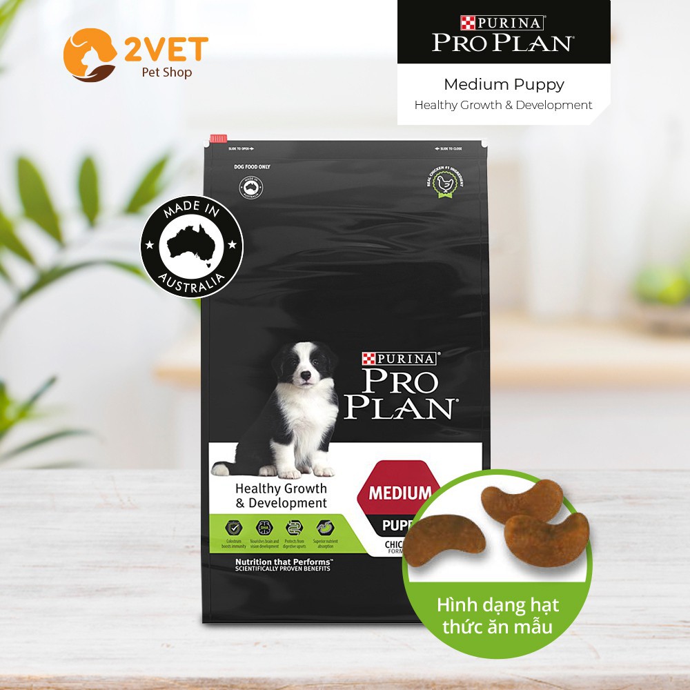 Hạt Khô Purina Pro Plan - Bổ Sung Thêm Nhiều Dinh Dưỡng - Giúp Cún Ăn Ngon Nhanh Phát Triển - Túi 2,5Kg