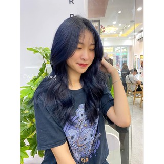 [HOT] Tuýp thuốc nhuộm xanh dương đen khói tặng kèm trợ dưỡng,