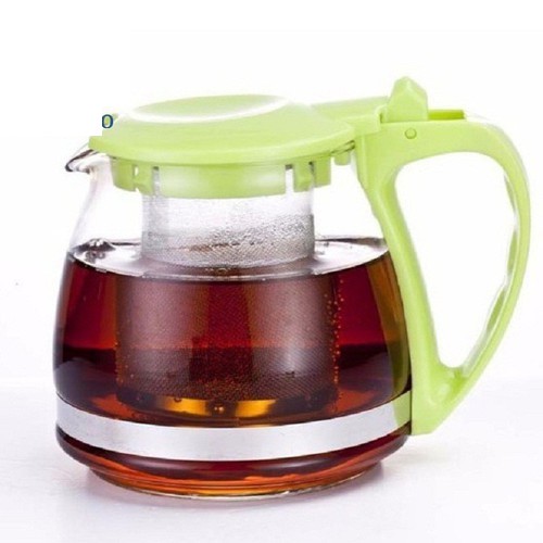 Bình Lọc Trà Thủy Tinh 1300ml Sang Trọng - CÓ LÕI LỌC TRÀ INOX - BÌNH PHA TRÀ CHẾ CAFE TIỆN LỢI 2in1