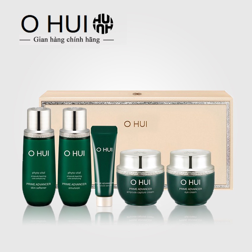 Bộ Dưỡng Da Chống Lão Hóa Ohui xanh Set 5 sản phẩm -  Bộ Ohui xanh ; Ohui xanh