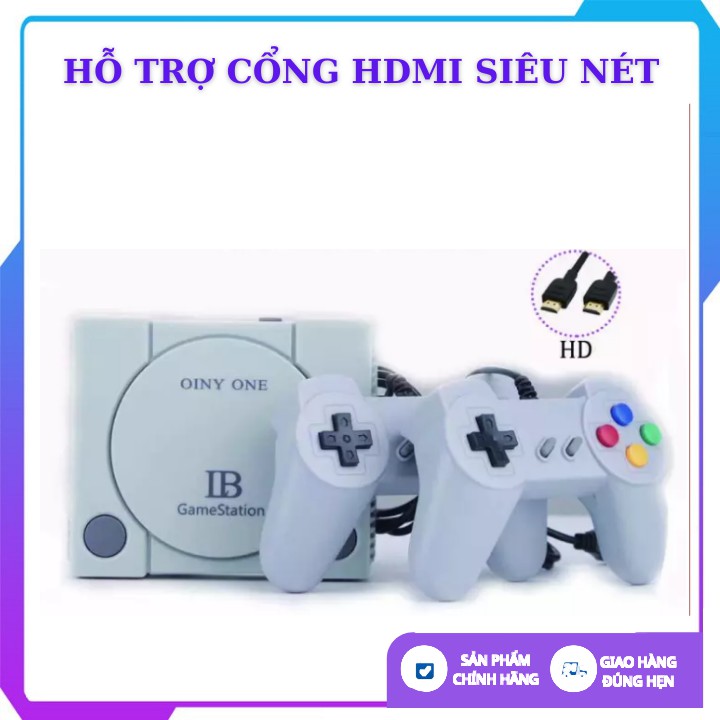 Máy chơi game cầm tay gồm 628 trò không lắp + 20 game ps1 có cổng HDMI để kết nối TV
