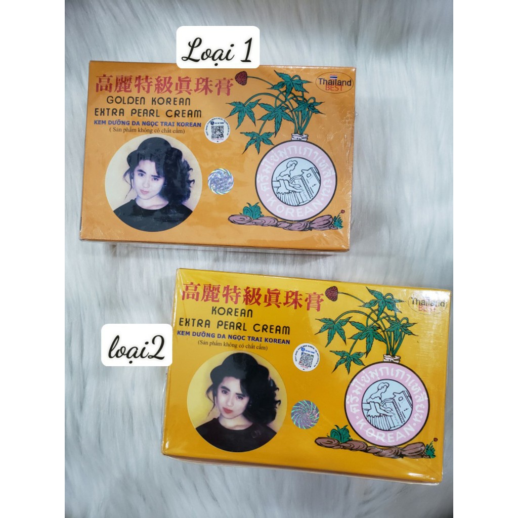 Kem Dưỡng Trắng Da Sâm Vàng Korean Extra Pearl Cream Thái Lan