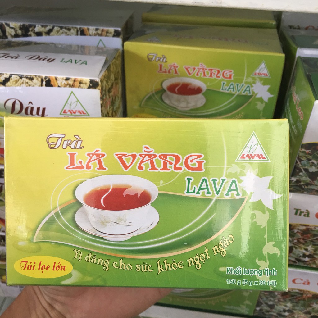 Trà Lá vằng Lava 30 Túi Lọc-