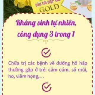(Còn 3 lọ. Thanh lý nốt )TINH DẦU TỎI DIỆP CHI GOLD