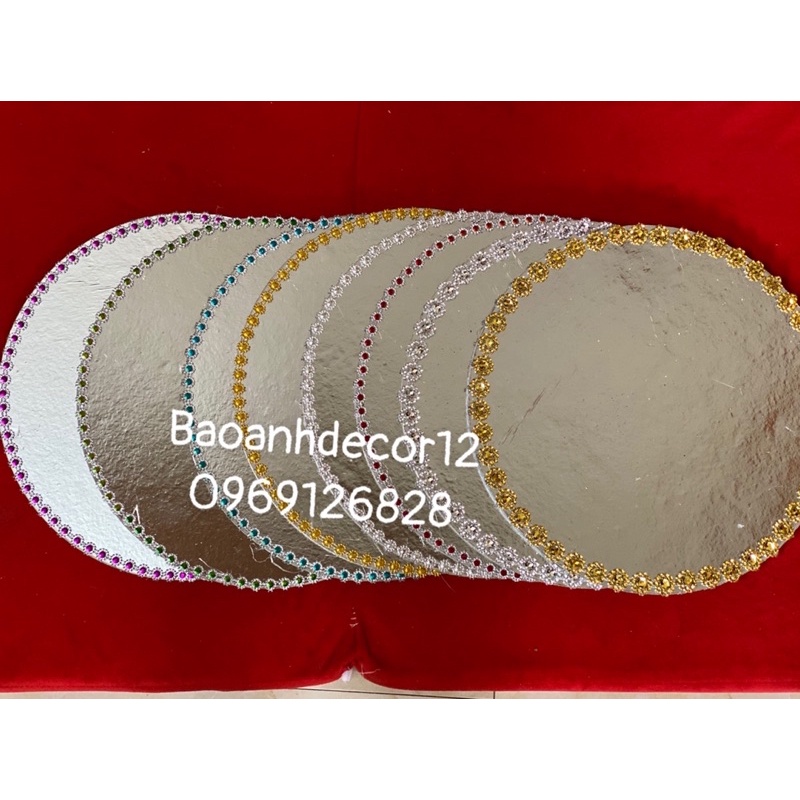 Đế làm oản vòng tròn trang trí sẵn - tháp nước -tháp bánh kẹo siêu đẹp