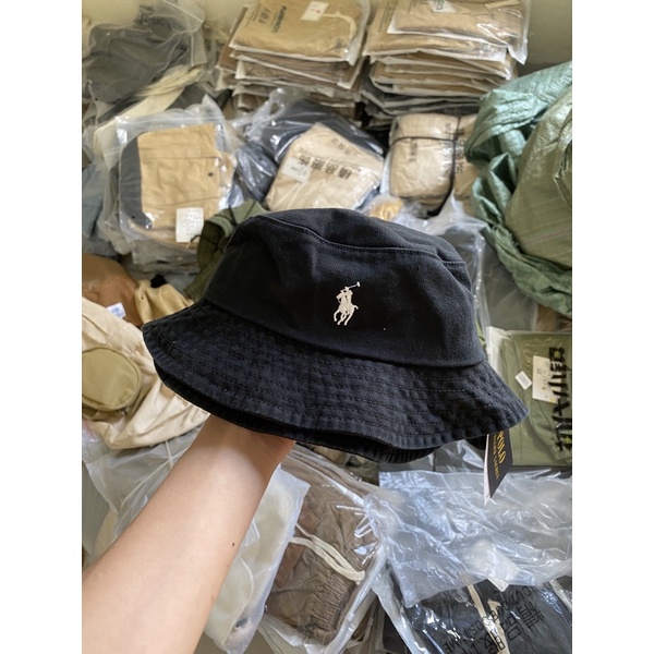 NEW - MŨ BUCKET HÀNG HIỆU HÃNG POLO RA.L. PH LA.U R.EN CỰC ĐẸP VINTAGE RETRO