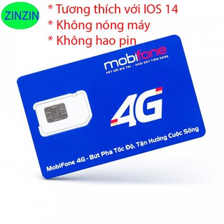[Hàng Hiếm] Sim Trắng Mobifone Phù Hợp Cho IOS 14 (Không Gây Nóng Máy Tụt Pin)