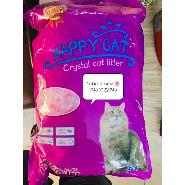 Cát Thuỷ Tinh vệ sinh cho mèo Mùi Lavender 5lit